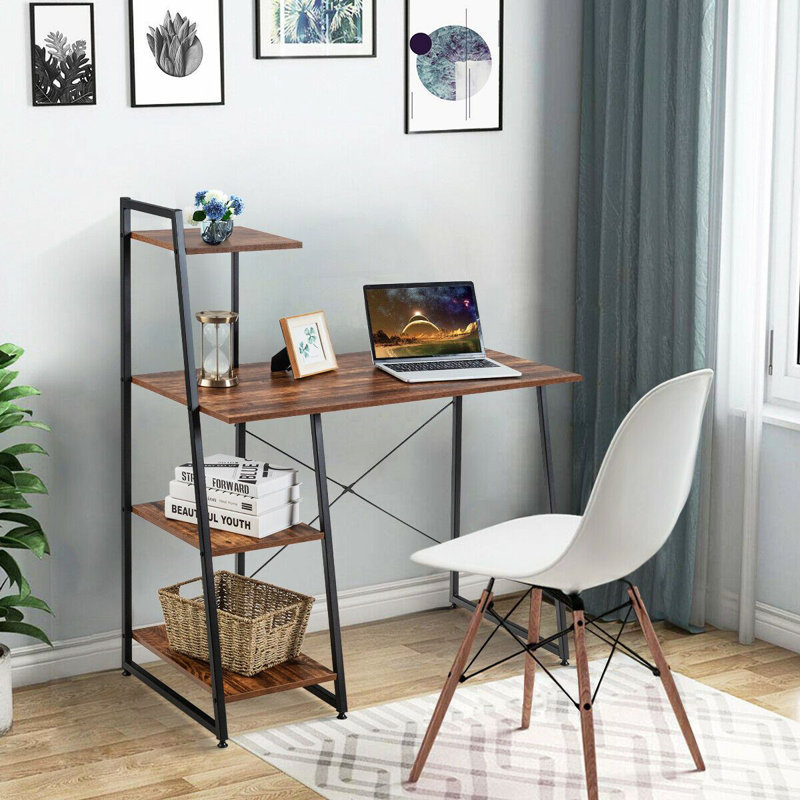Metal Base Computer Desk