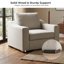 Chaise large et demi Stutsman CAL117-83796983