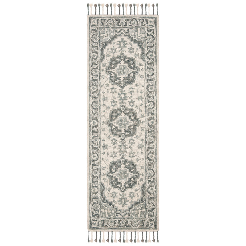 Vahakn Hand Tufted Wool Oriental Rug, Runner 2'3" x 11'