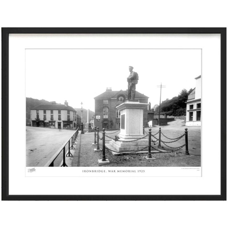 Ironbridge, War Memorial 1925 by Francis Frith - Single Picture Frame Print, 60cm H x 80cm W x 2.3cm D