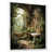 White Floater Framed