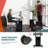 Kresler Adjustable Curved Metal Base Standing Desk