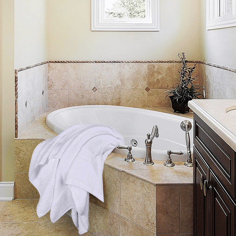 Saladin Bath Towel, White