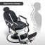 Keniah 27.5" Hydraulic Swivel Barber Chair-1027368656