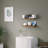 Miami 24" W x 8" D Floating Shelves Set with Invisible Wall Mount Brackets-97961214