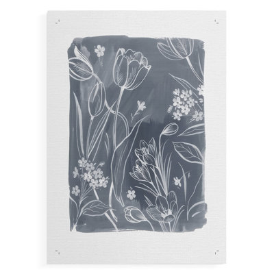 «Early Spring Blooms I», impression sur toile seulement - non encadrée