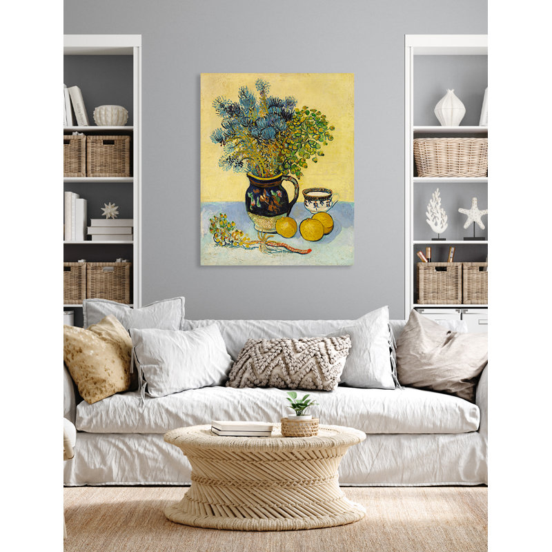 Nature morte (Nature morte). Reproduction d'art Van Gogh. Décoration murale impression sur toile Gicless, Toile tendue