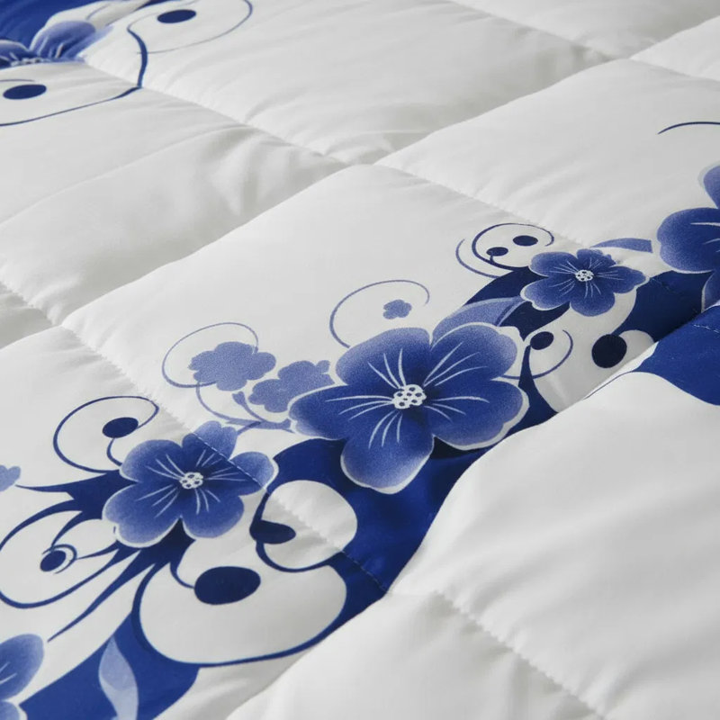 Ensemble de couvre-lit matelassé 9 pièces avec rideaux transparents, ensemble de literie comprenant couvre-lit, taies décoratives et rideaux filtrants, dessus à œillets de 1,6 po, lavable à la machine