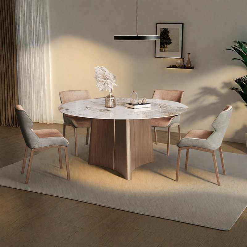 Modern Round Sintered Stone Dining Table