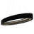 42-Inch Matte Black LED Chandelier – Oversized Modern Minimalist Dimmable Ceiling Light Fixture-1172416448-1134243981