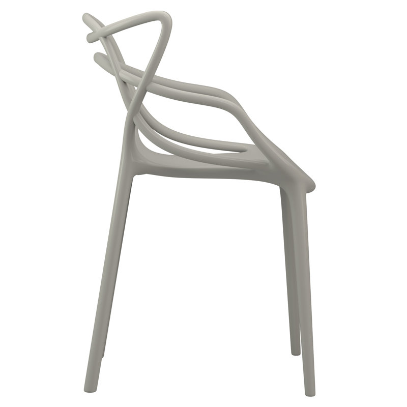  Chaise empilable à dossier croisé