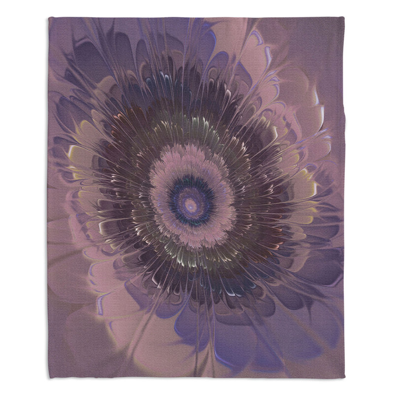  Jeté Rainbow Levels, l 51 po x L 60 po, Pourpre / Gris / Rose