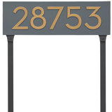 Floating 1-Line Lawn Address Sign