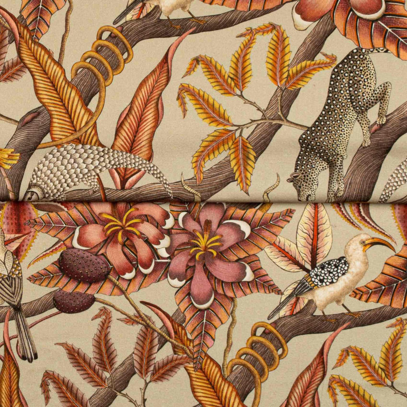 Ardmore Linen Fabric, Plum