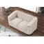 Causeuse Chesterfield à accoudoirs roulés en velours de 65 po Jeidy