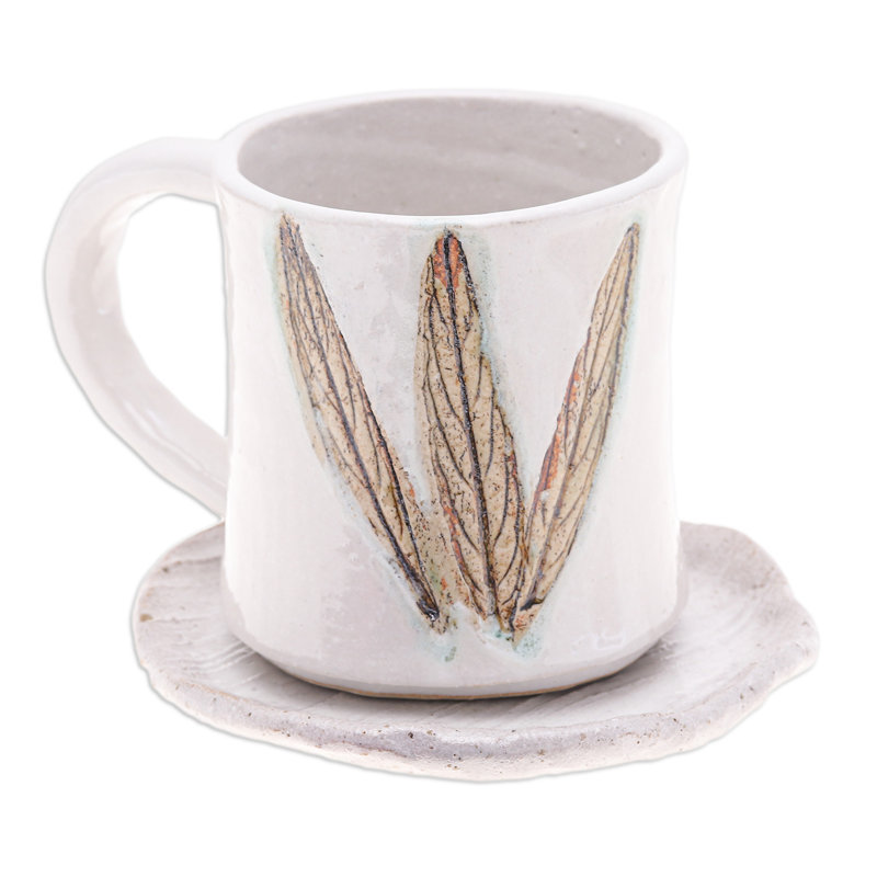 Tasse et soucoupe en céramique faites à la main Rosalind Wheeler