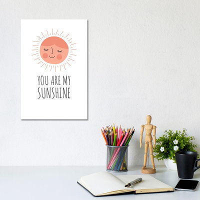 You Are My Sunshine by TomasDesign - Wrapped Canvas Gallery-Wrapped Canvas Giclée