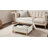 Elan Modern 30.25"W Rectangular Chenille Storage Ottoman with Reversible Flip-Top Coffee Table Tray-919886963