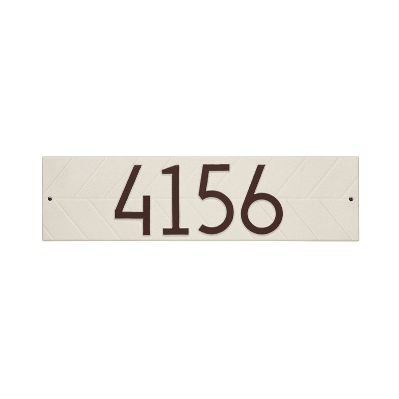 Mid-century Modern Herringbone Wall Plaque, Coastal Clay, Yes