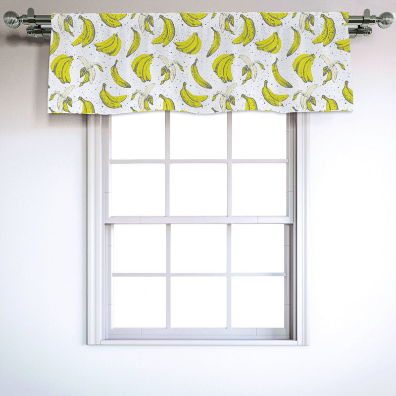Sateen Ruffled Window Valance