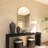 Juny Arched Bathroom Aluminium Arch Wall Mirror-378490429-354579126