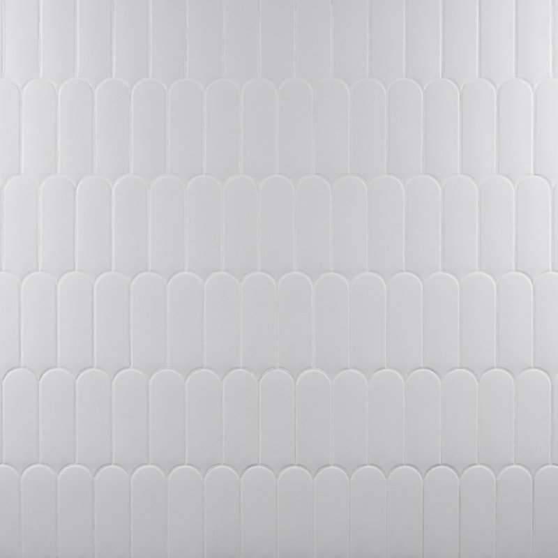 Carrelage mural espagnol mat 3 "x 8", Gris brouillard