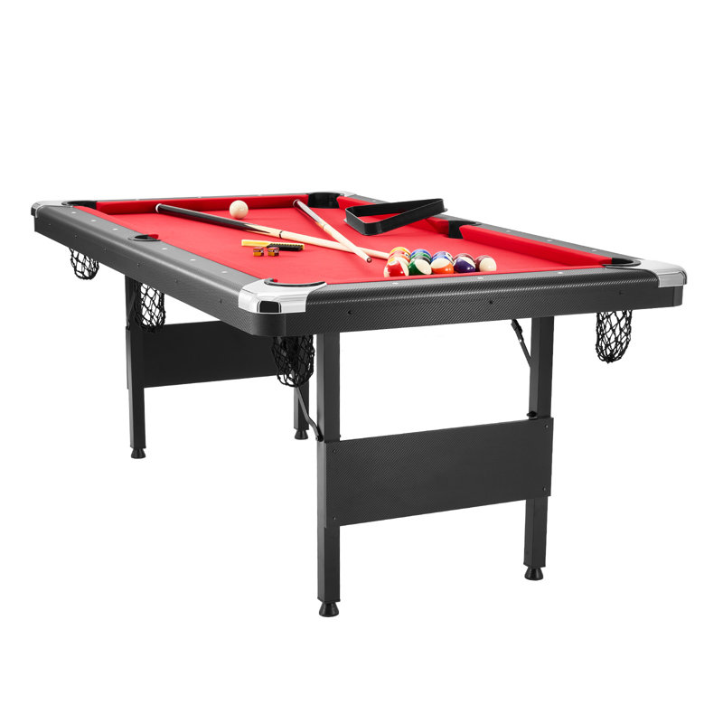 Table de billard avec patins VEVOR, H 31,9 po x L 75,6 po x l 42,9 po