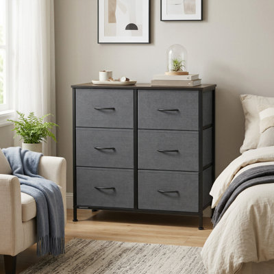 76.7cm W 6 - Drawer Chest of Drawers