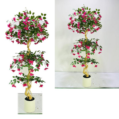 180cm Faux Bougainvillea Tree in Pot
