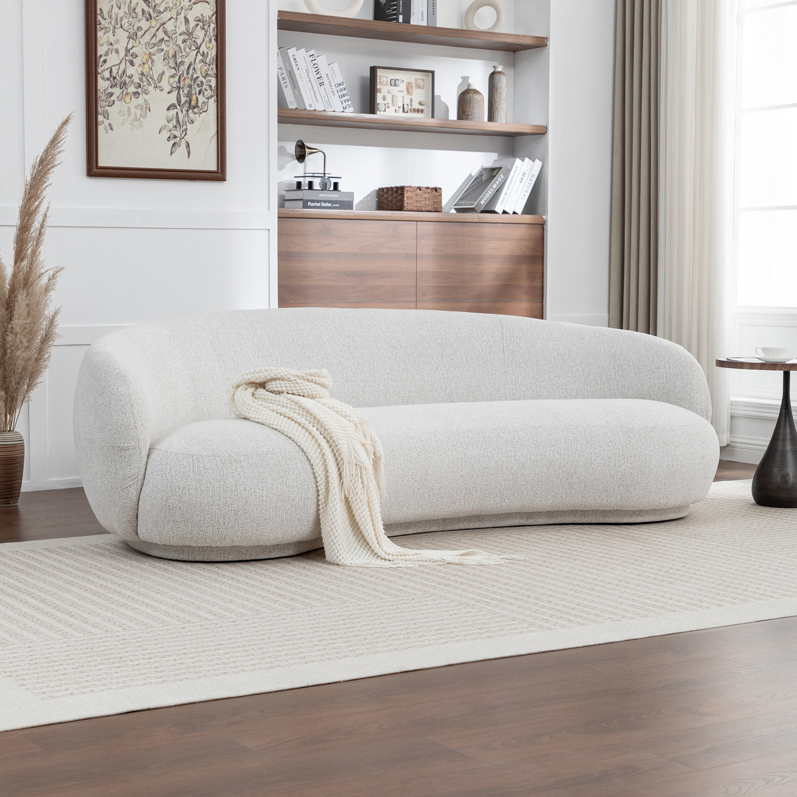 Simona 81.9" Curved Sofa