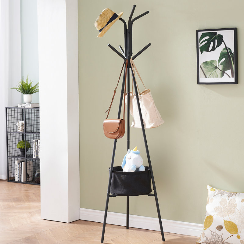 Freestanding 4 - Hook Coat Rack