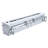 Edge Lit Exit Sign Chicago Approved White Housing 120-277V 90 min Backup Single Face Recessed Ceiling and Wall Mounting