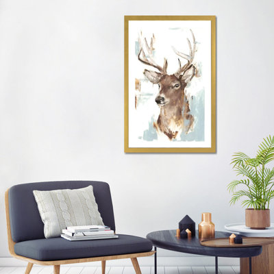 Reproduction d’art « modern Deer Mount II » par Ethan Harper