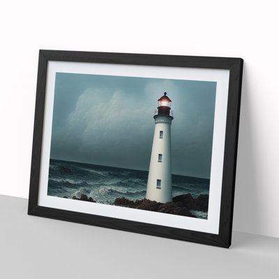 Compelling Lighthouse - Single Picture Frame Print