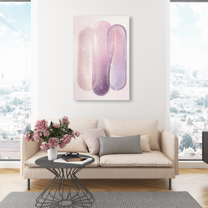 Berry Layers Print by Oliver Gal, 36"H x 24"W, Gallery Wrapped