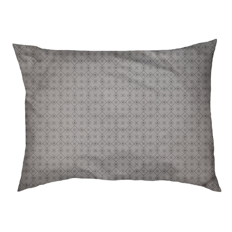Coussin pour chien/classique à chariot Campion, Moyen (H 14 po x l 40 po x P 30 po), Gris
