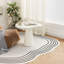 Table d'appoint en forme de nuage blanc crème