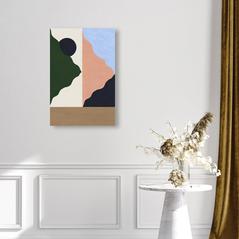 Peaking Mountains Print by Oliver Gal, 20"H x 30"W, Gallery Wrapped