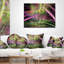 Coussin lombaire abstrait à motif fractal abstrait-30735197