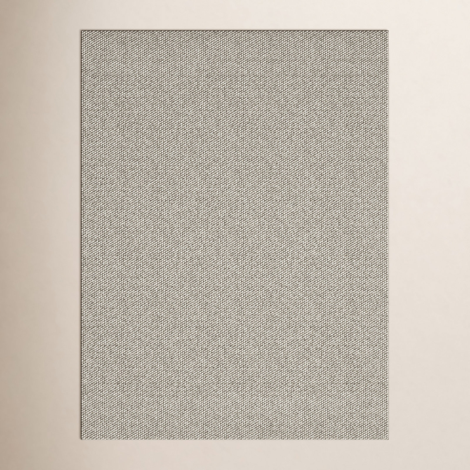 Elle Handmade Wool Silver Rug, Rectangle 3' x 5'