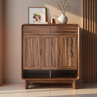 Chinese style living room shoe cabinet