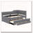 Upholstered Daybed with Trundle and Three Drawers-929314257-929314256