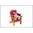 Wooden Kid's Adirondack Chair For Indoor And Outdoor, Natural Cedar Patio Lounge Chair For Kids