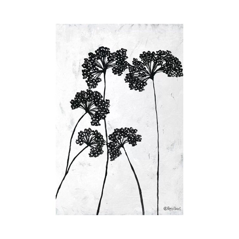 Queen Anne's Lace I by Roey Ebert - Painting on Canvas, Wrapped Canvas, 66.04cm H x 45.72cm W x 3.81cm D