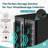 Euhomy 23.5'' W 21 Bottles And 88 Cans 4.65 Cu Ft (Dual Zone) Wine And Beverage Refrigerator - Freestanding/Built-In/Under Counter Cooler With Tempered Glass Door & Reversible Handle