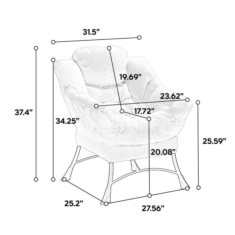 Fauteuil Lazy