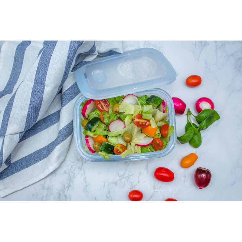 Contenant alimentaire en silicone 15,5 oz, Transparent
