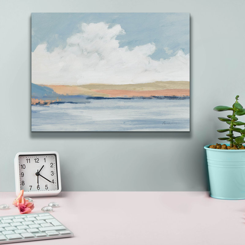 «Highland Dunes» «The Pastel River» par Pamela Munger, art mural sur toile, H 12 po x l 16 po x P 0,75 po