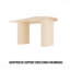 Ensemble de salle à manger 4 pièces style médiéval moderne: table en panneau de fibres à densité moyenne de style crème 63 po et 4 chaises en polyuréthane vert, pieds en métal noir
