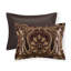4 édredon en bourgogne pour très grand lit. Comprend 1 édredon, 2 taies décoratives, Chenille en vedette. Contexture solide. Taies décoratives à fermeture à glissière. Magnifique satin antique 100%. - 4 pièces. Manifester. Épisode.